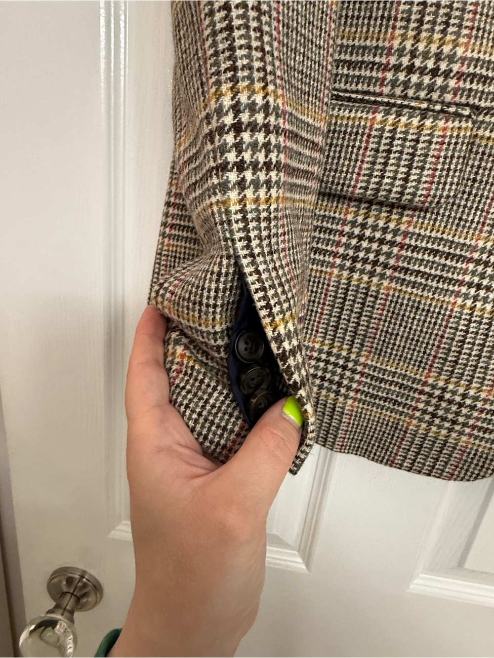 J. Crew Plaid Blazer - Picture 2 of 5